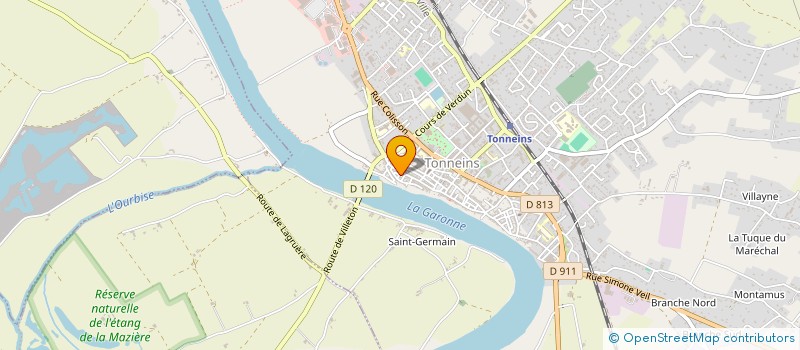 localisation de l'entreprise MONSIEUR ABDELHAY BELHADRI  TONNEINS