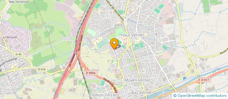 localisation de l'entreprise MONSIEUR ABDELHAY LOUKILI  PERPIGNAN