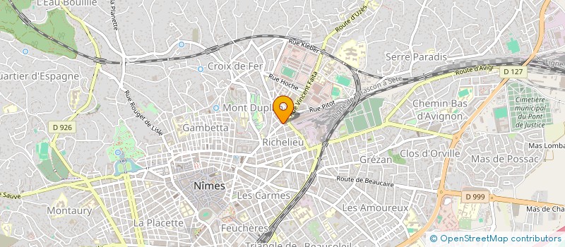 localisation de l'entreprise MONSIEUR ABDELHAY SEMLALI  NIMES