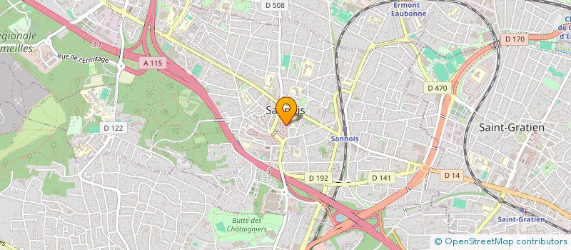 localisation de l'entreprise MONSIEUR ABDELHEDI HEMRI  SANNOIS