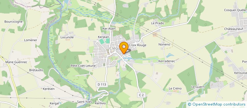 localisation de l'entreprise MONSIEUR ABDELHEDI LTIFI à CLEGUER