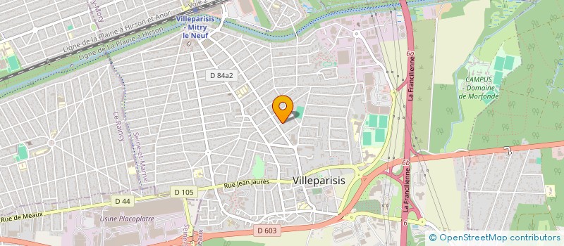 localisation de l'entreprise MONSIEUR ABDELHEQ BRAHAMI  VILLEPARISIS