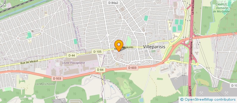 localisation de l'entreprise MONSIEUR ABDELHOUEB BENAHMED à VILLEPARISIS