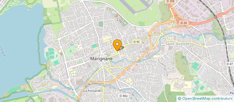 localisation de l'entreprise MONSIEUR ABDELHRANI DJERMOUNE  MARIGNANE