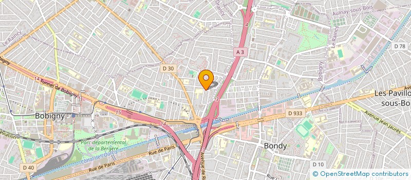localisation de l'entreprise MONSIEUR ABDELHRIM OSMANI à BOBIGNY