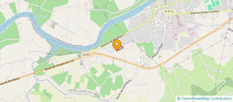 localisation de l'entreprise MONSIEUR ABDELILAH AARAB  SAINTE-LIVRADE-SUR-LOT