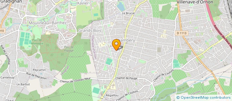 localisation de l'entreprise MONSIEUR ABDELILAH BELMOKADDEM KERZAZI  VILLENAVE-D'ORNON