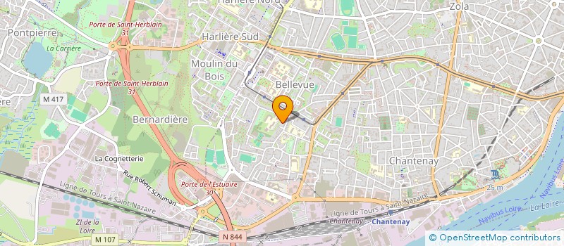 localisation de l'entreprise MONSIEUR ABDELILAH BENHADDOU  NANTES