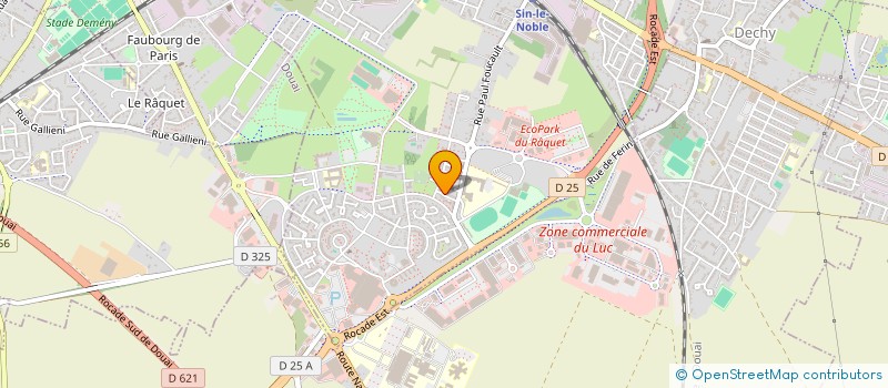 localisation de l'entreprise MONSIEUR ABDELILAH BENSOUDAH  SIN-LE-NOBLE