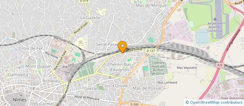 localisation de l'entreprise MONSIEUR ABDELILAH BERRICHI  NIMES