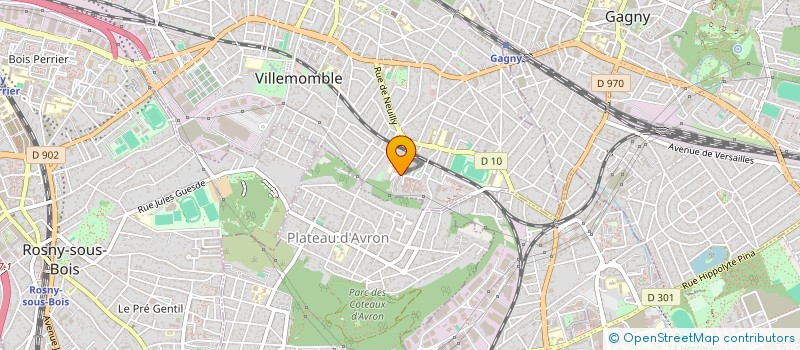 localisation de l'entreprise MONSIEUR ABDELILAH BEZRHOUD  VILLEMOMBLE