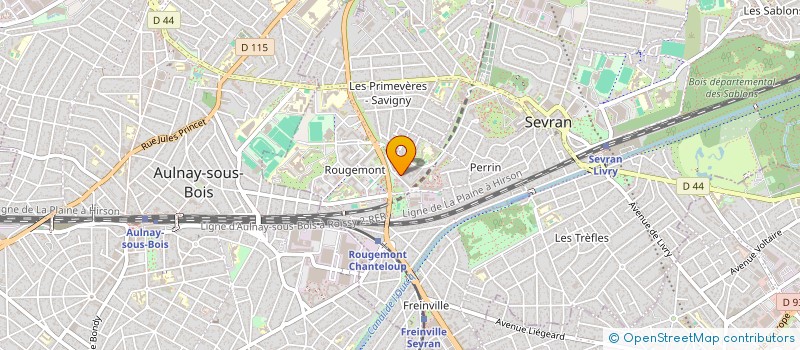 localisation de l'entreprise MONSIEUR ABDELILAH BOUALI à SEVRAN