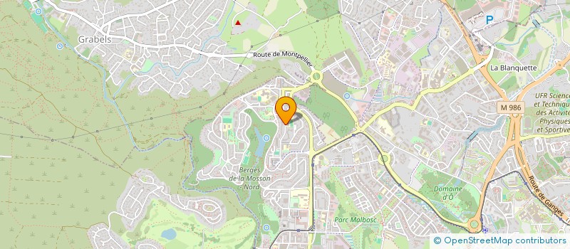 localisation de l'entreprise MONSIEUR ABDELILAH BOUCHBOUCH  MONTPELLIER