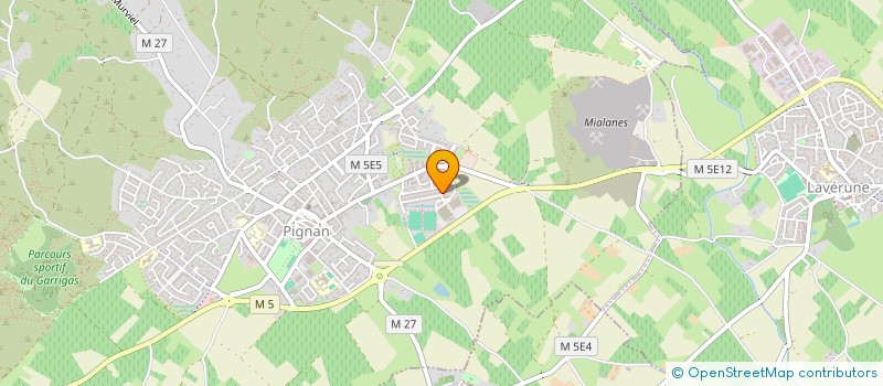 localisation de l'entreprise MONSIEUR ABDELILAH BOURHANEM  PIGNAN