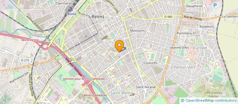 localisation de l'entreprise MONSIEUR ABDELILAH DINAR  REIMS