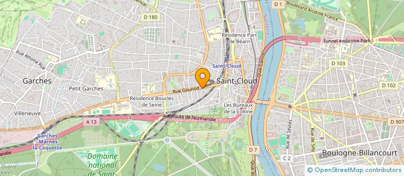 localisation de l'entreprise MONSIEUR ABDELILAH ECHAOUI  SAINT-CLOUD
