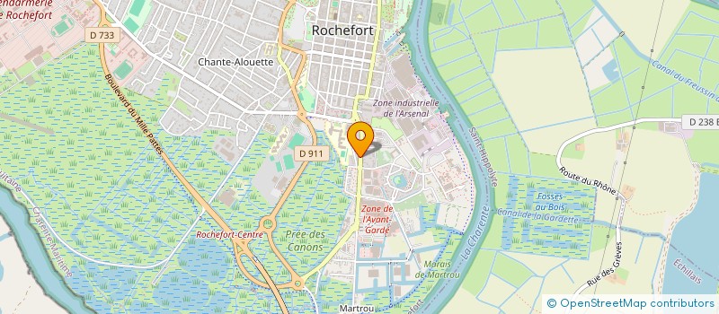 localisation de l'entreprise MONSIEUR ABDELILAH EL ALAMI  ROCHEFORT