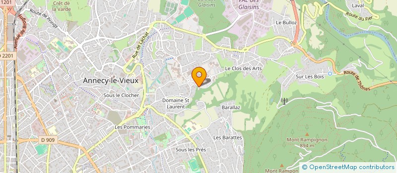 localisation de l'entreprise MONSIEUR ABDELILAH EL FACHTALI TAHRIOUI  ANNECY