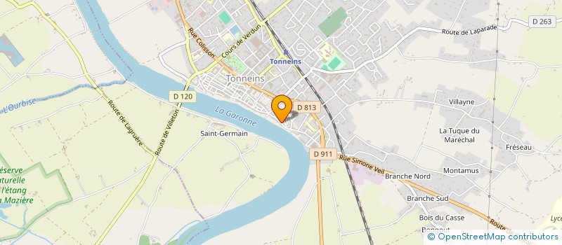 localisation de l'entreprise MONSIEUR ABDELILAH EL MEKKAOUI  TONNEINS