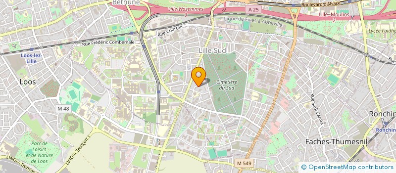 localisation de l'entreprise MONSIEUR ABDELILAH EL OUASSAIDI à LILLE