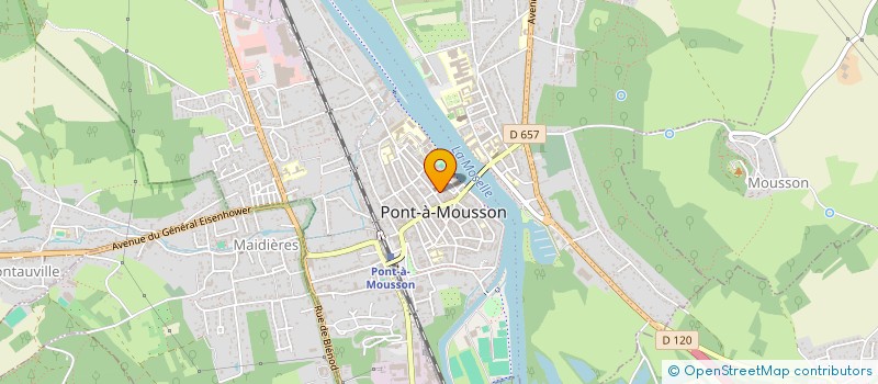 localisation de l'entreprise MONSIEUR ABDELILAH ERRAGUI  PONT-A-MOUSSON