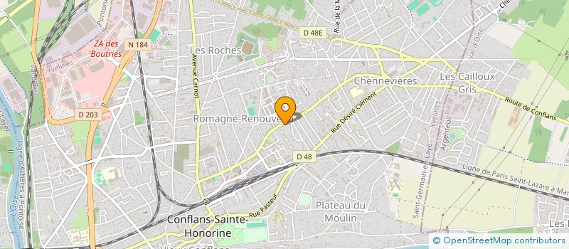 localisation de l'entreprise MONSIEUR ABDELILAH FAHMI  CONFLANS-SAINTE-HONORINE