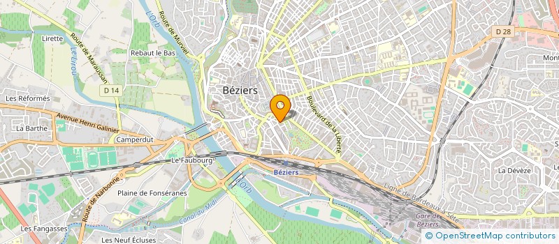 localisation de l'entreprise MONSIEUR ABDELILAH HAMDACH à BEZIERS