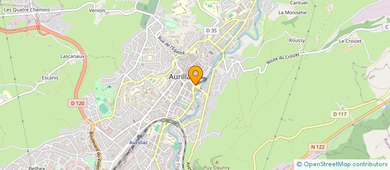 localisation de l'entreprise MONSIEUR ABDELILAH HAMZAOUI à AURILLAC