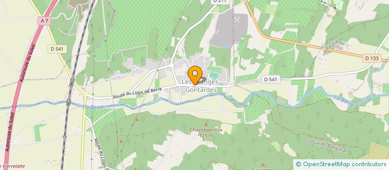 localisation de l'entreprise MONSIEUR ABDELILAH JABBOURI  LES GRANGES-GONTARDES