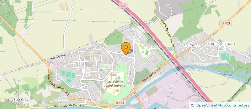 localisation de l'entreprise MONSIEUR ABDELILAH KHALINE  MONTEREAU-FAULT-YONNE