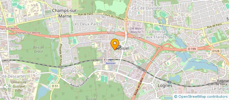 localisation de l'entreprise MONSIEUR ABDELILAH LAHLOU  NOISIEL