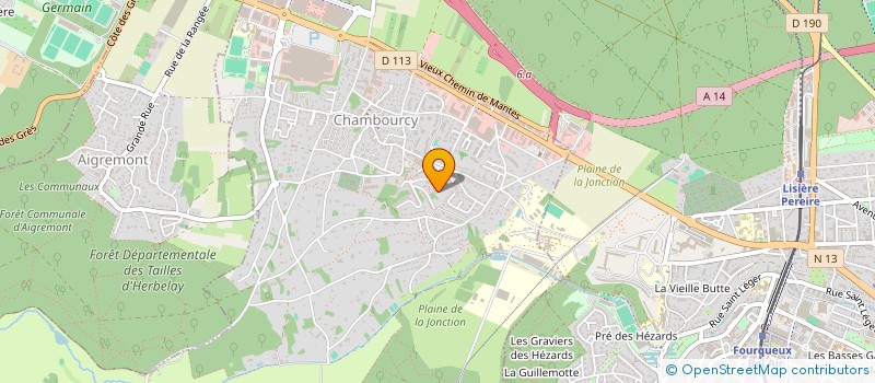 localisation de l'entreprise MONSIEUR ABDELILAH LAMOURI BOUGHRIBA  CHAMBOURCY