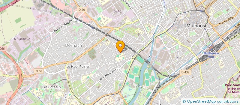 localisation de l'entreprise MONSIEUR ABDELILAH MAHROUSS  MULHOUSE