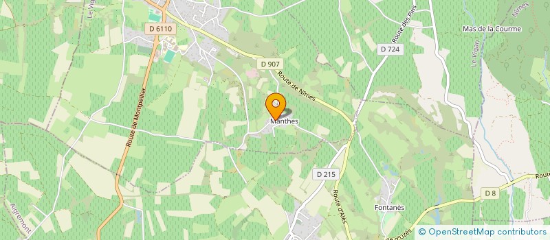 localisation de l'entreprise MONSIEUR ABDELILAH MAKHZOUM  LEDIGNAN