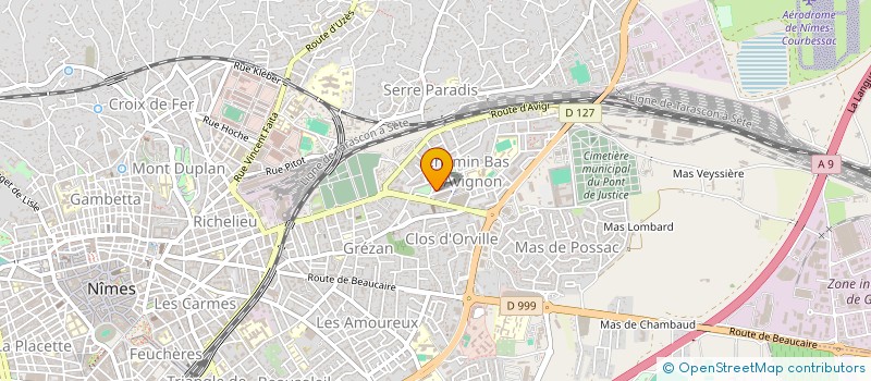 localisation de l'entreprise MONSIEUR ABDELILAH MALLOUKI  NIMES