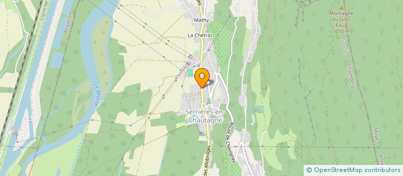 localisation de l'entreprise MONSIEUR ABDELILAH MECHAAL  SERRIERES-EN-CHAUTAGNE