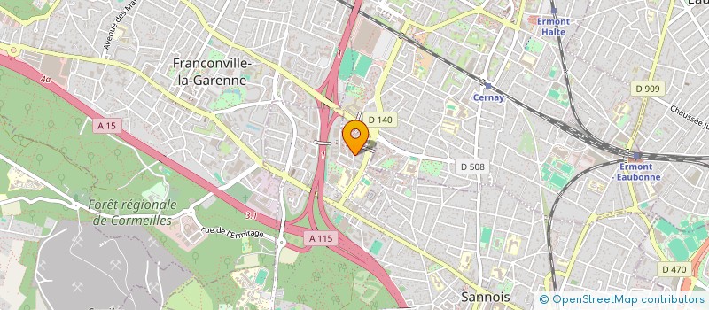 localisation de l'entreprise MONSIEUR ABDELILAH MOULOUK  SANNOIS