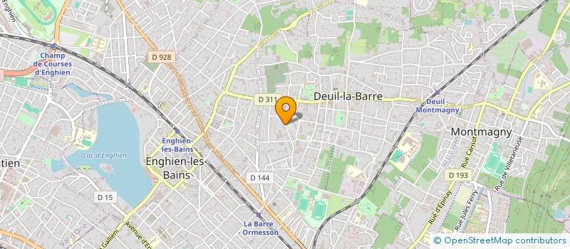 localisation de l'entreprise MONSIEUR ABDELILAH OUTAHMOUCHTE  DEUIL-LA-BARRE