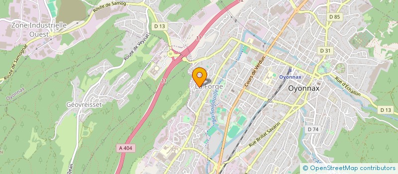 localisation de l'entreprise MONSIEUR ABDELILAH SABBANI à OYONNAX