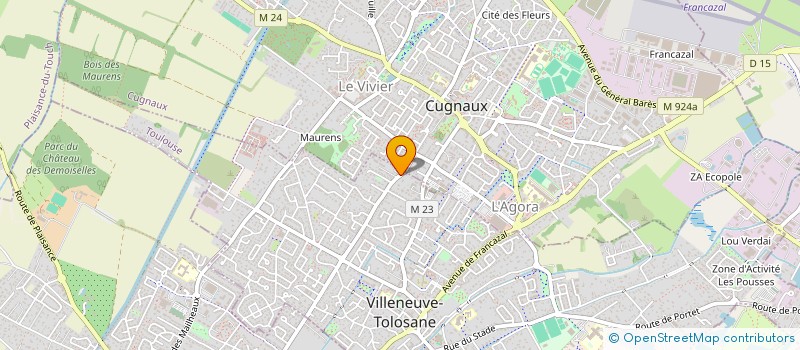 localisation de l'entreprise MONSIEUR ABDELILAH SAHEL à VILLENEUVE-TOLOSANE