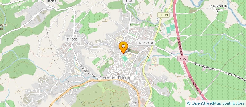 localisation de l'entreprise MONSIEUR ABDELILAH TERRAF  CLERMONT-L'HERAULT