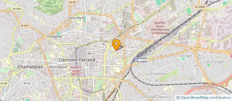 localisation de l'entreprise MONSIEUR ABDELILAH TIGRA  CLERMONT-FERRAND