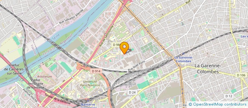 localisation de l'entreprise MONSIEUR ABDELILAH YACOUBI  NANTERRE