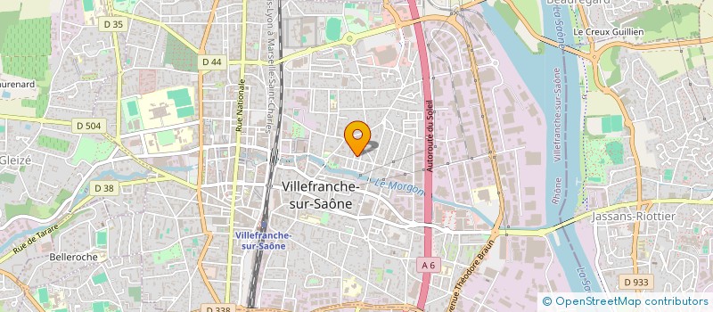 localisation de l'entreprise MONSIEUR ABDELILAH YOUCEF  VILLEFRANCHE-SUR-SAONE