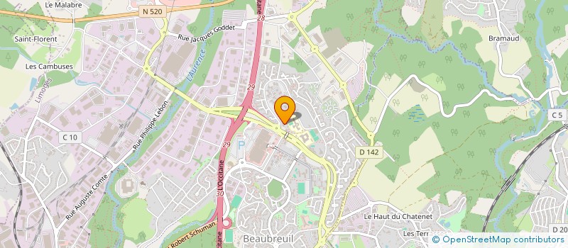 localisation de l'entreprise MONSIEUR ABDELILLAH BELARBI à LIMOGES
