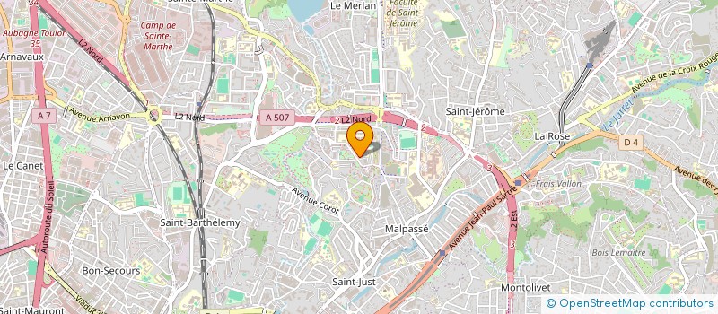 localisation de l'entreprise MONSIEUR ABDELILLAH BENSSENOUCI à MARSEILLE