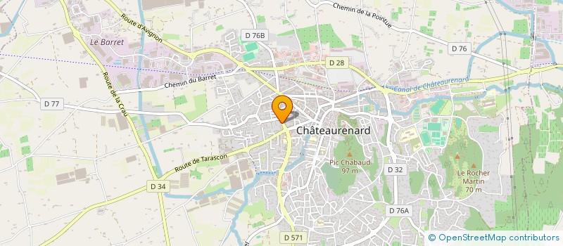 localisation de l'entreprise MONSIEUR ABDELILLAH IDRISSI  CHATEAURENARD