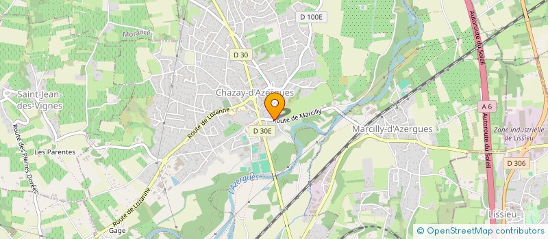 localisation de l'entreprise MONSIEUR ABDELILLAH LAFGHIRI  CHAZAY-D'AZERGUES