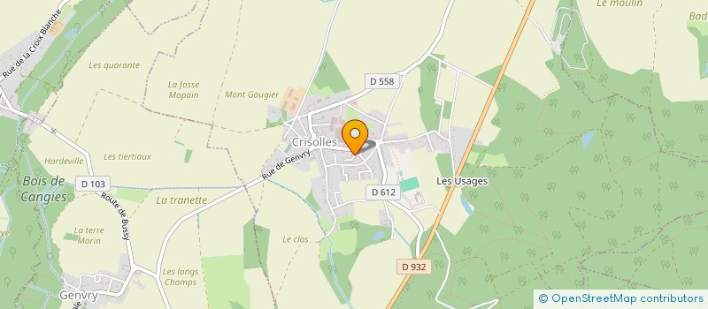 localisation de l'entreprise MONSIEUR ABDELILLAH MOUSTAKIM  CRISOLLES