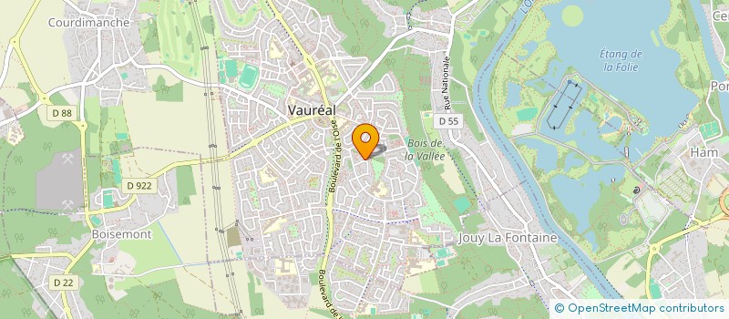 localisation de l'entreprise MONSIEUR ABDELILLAH ZERROUK  VAUREAL